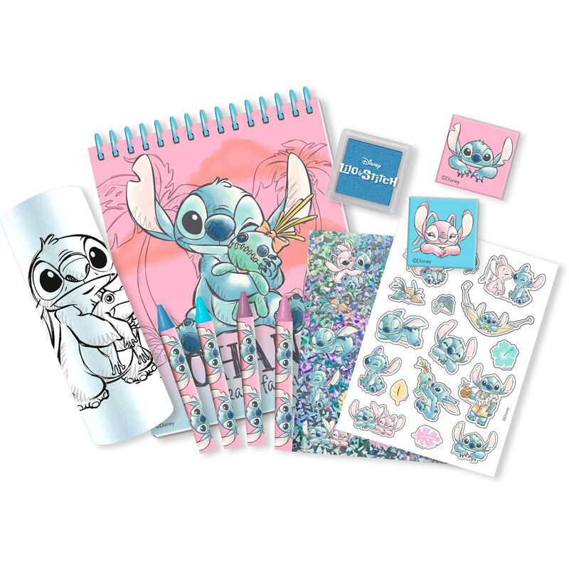 MALETIN PAPELERIA STITCH 3D