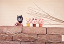 MARIONETAS DEDO LOBO Y TRES C.