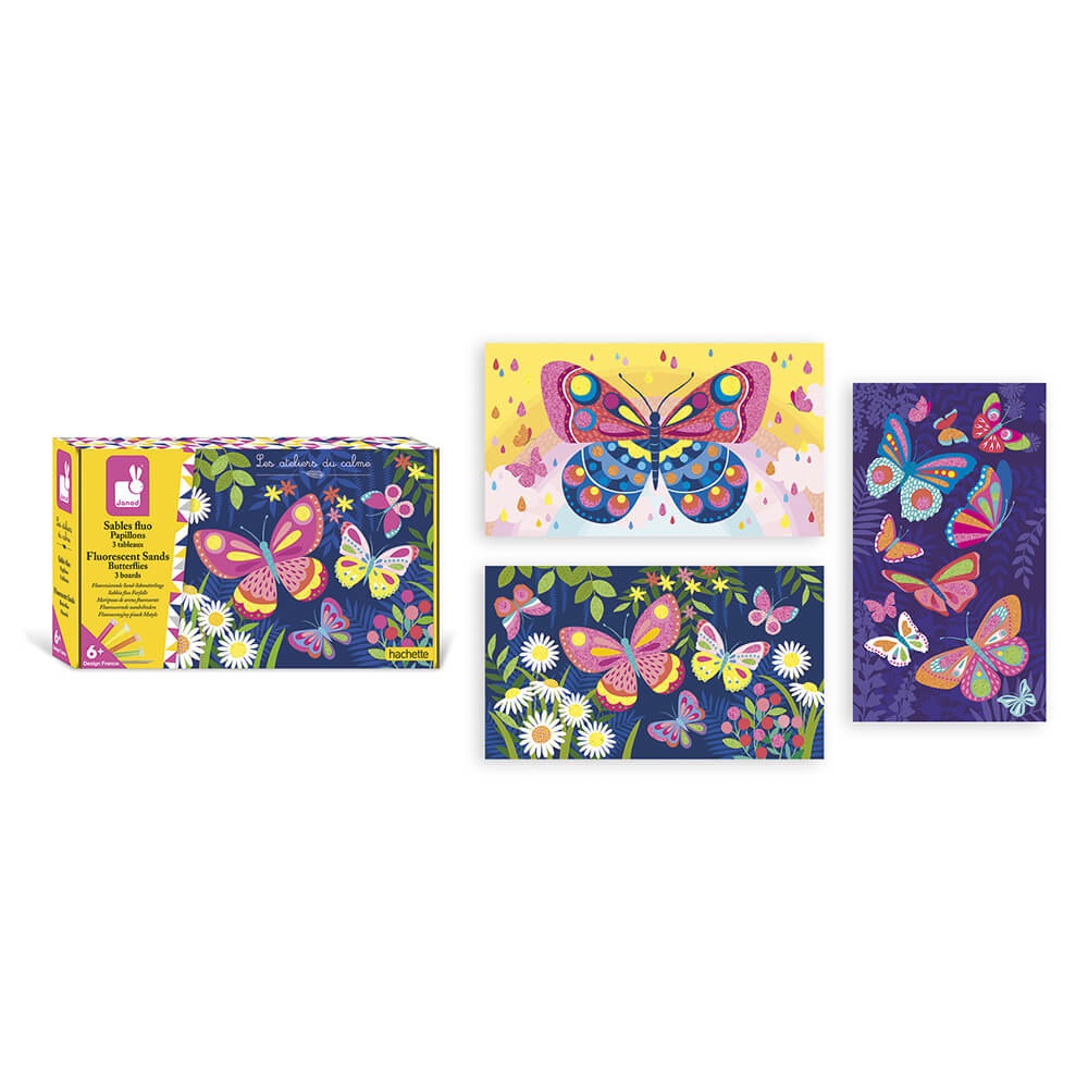 MARIPOSAS ARENA FLUORESCENTE