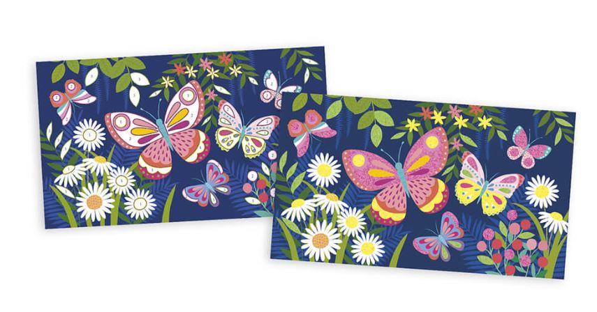 MARIPOSAS ARENA FLUORESCENTE