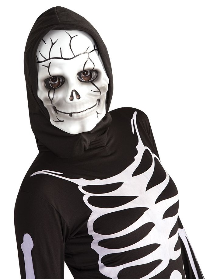 MASCARA SKULL C/CAPUCHA