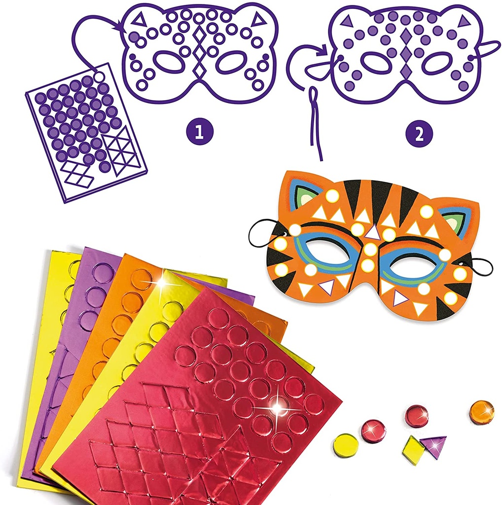 MASCARAS DECO ANIMALES SELVA