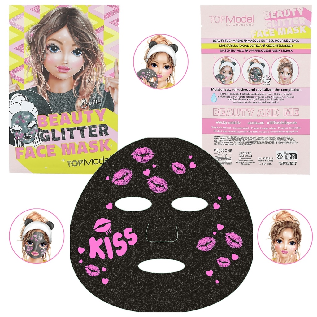 MASCARILLA FACIAL PURPURINA BEAUTY & ME TOP MODEL