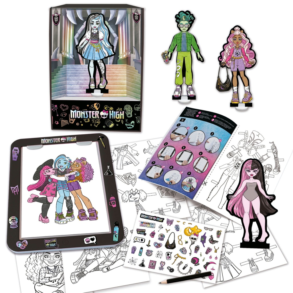 MESA DE LUZ MONSTER HIGH