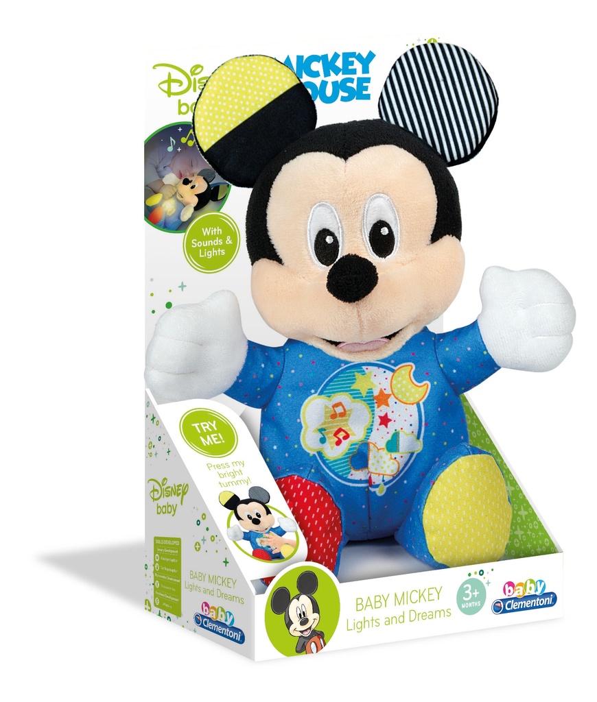 MICKEY PELUCHE LUCES Y SONIDOS