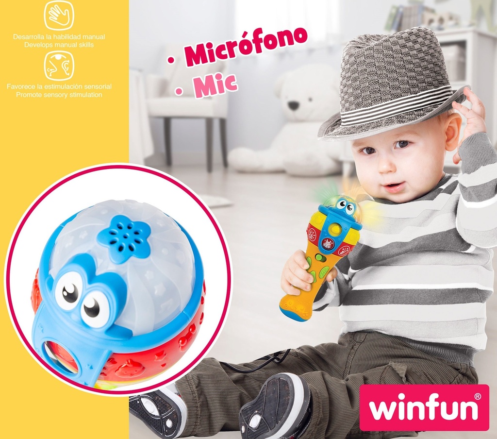 MICROFONO LUZ Y SONIDO