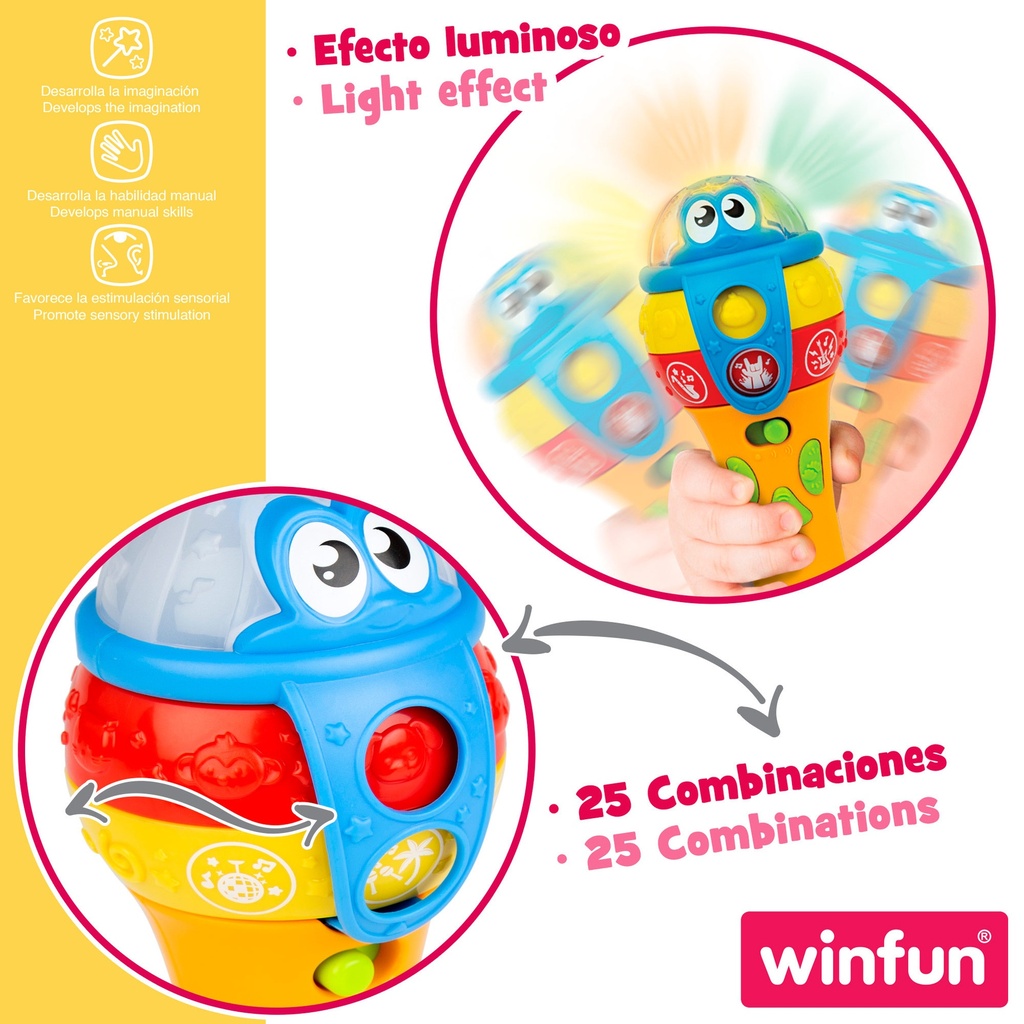 MICROFONO LUZ Y SONIDO