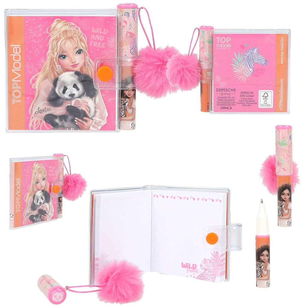 MINI BLOC NOTAS C/BOLI TOP MODEL