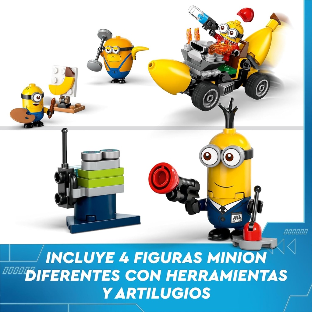 MINIONS COCHE BANANA