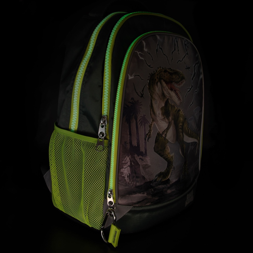 MOCHILA REFLECTOR DINO WORLD                                               