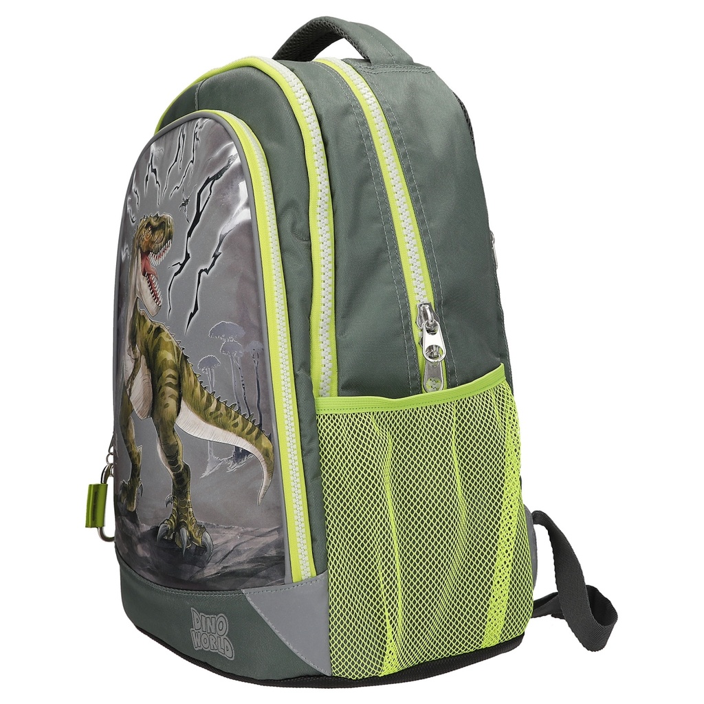 MOCHILA REFLECTOR DINO WORLD                                               