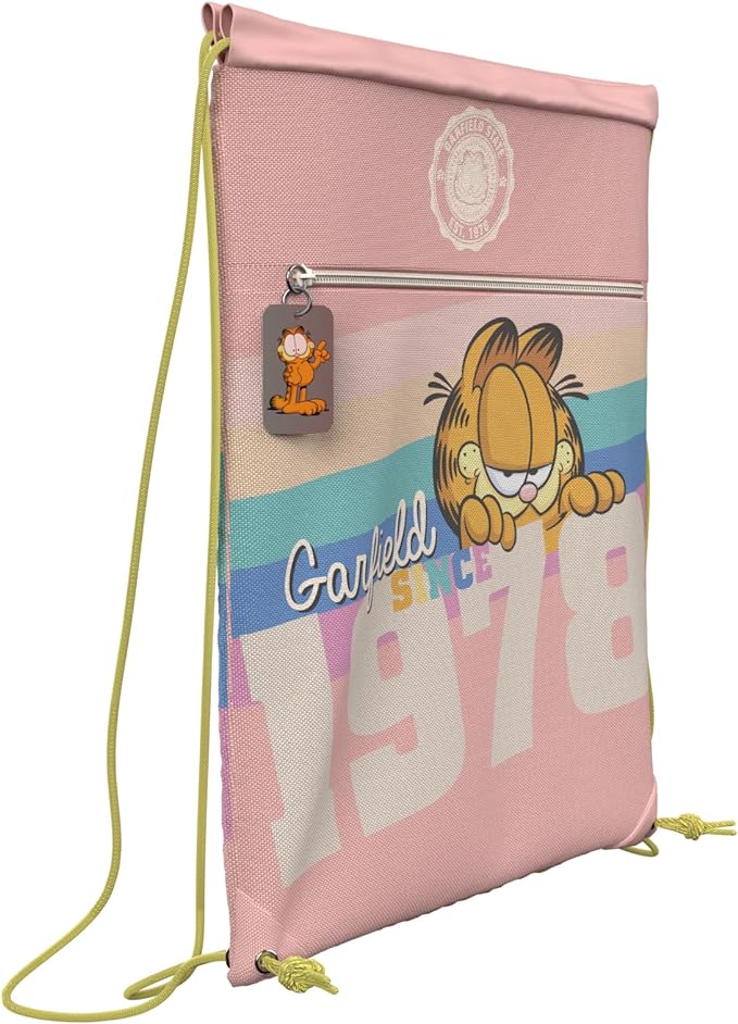 MOCHILA SACO GARFIELD 42 CM.