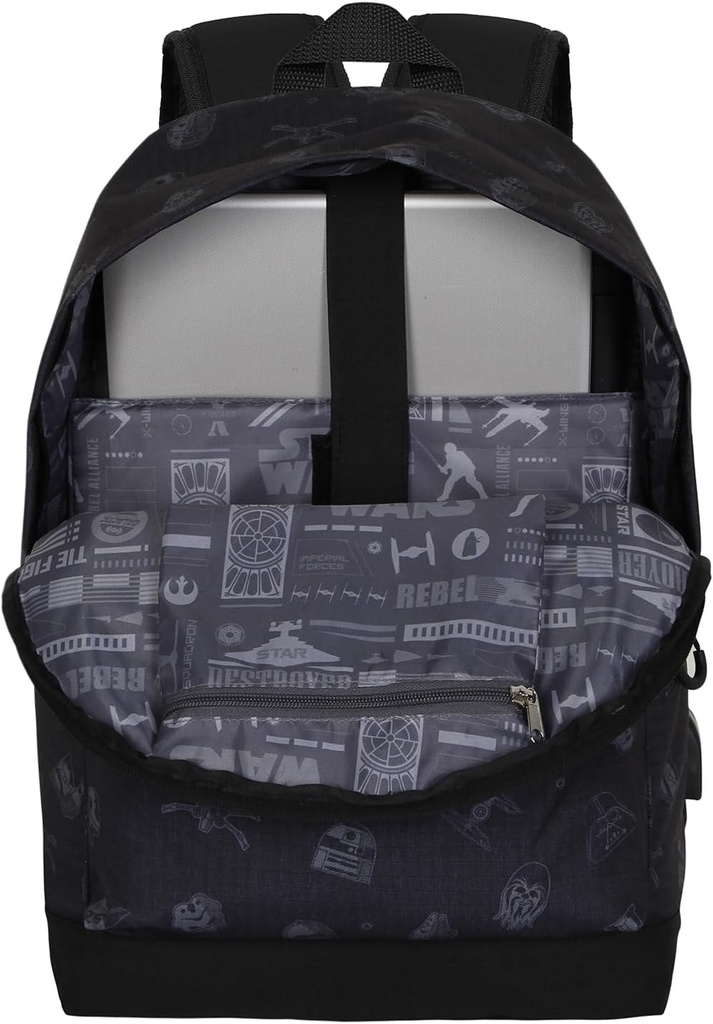 MOCHILA STAR WARS SILVER SPACE