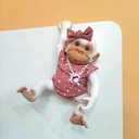 MONO REBORN BLANCO PEL.ROSA