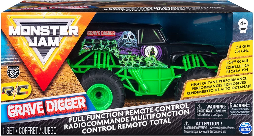 MONSTER JAM GRAVE DIGGER R/C.