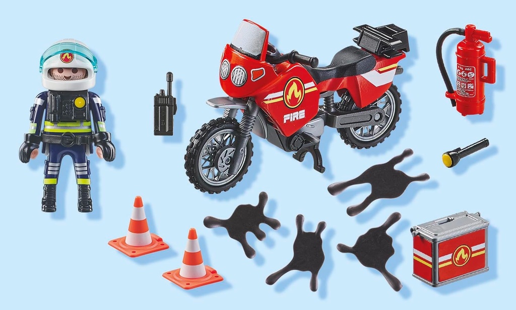 MOTO DE BOMBEROS