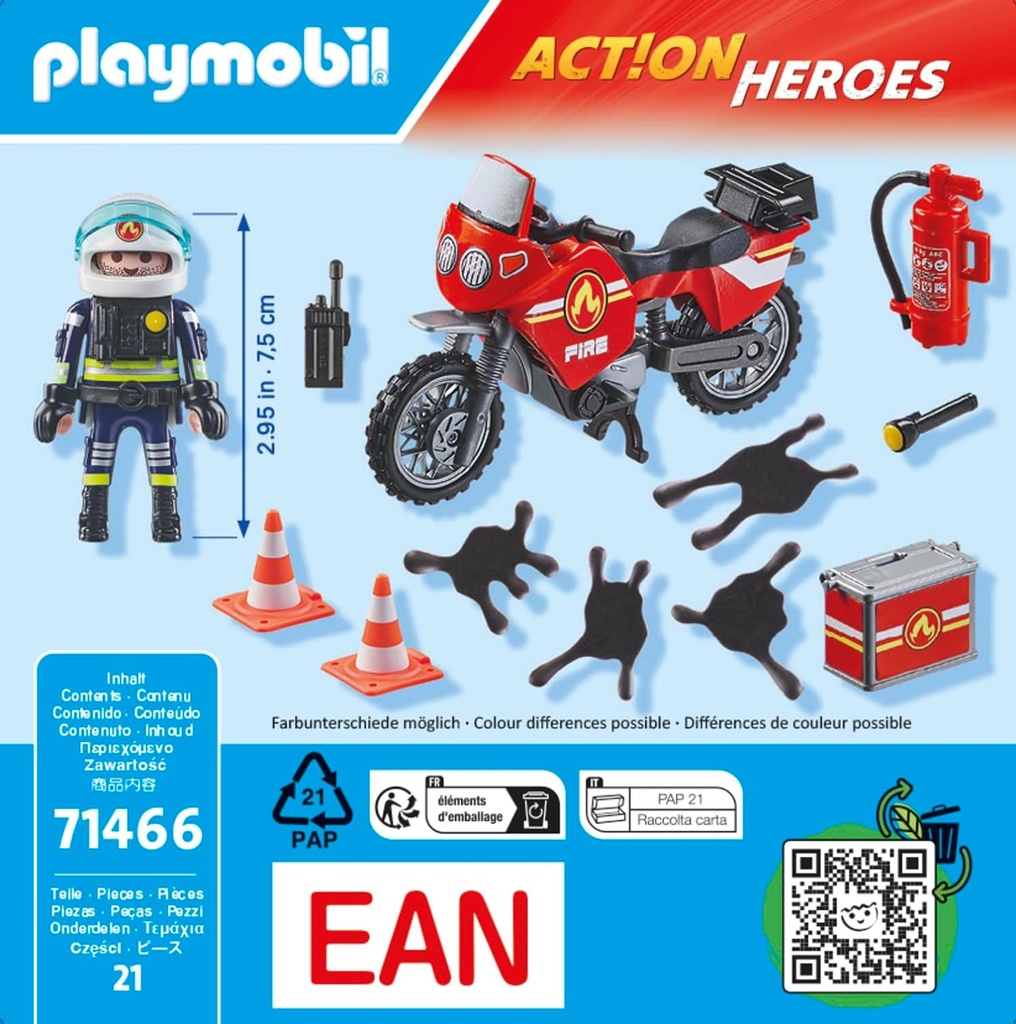 MOTO DE BOMBEROS