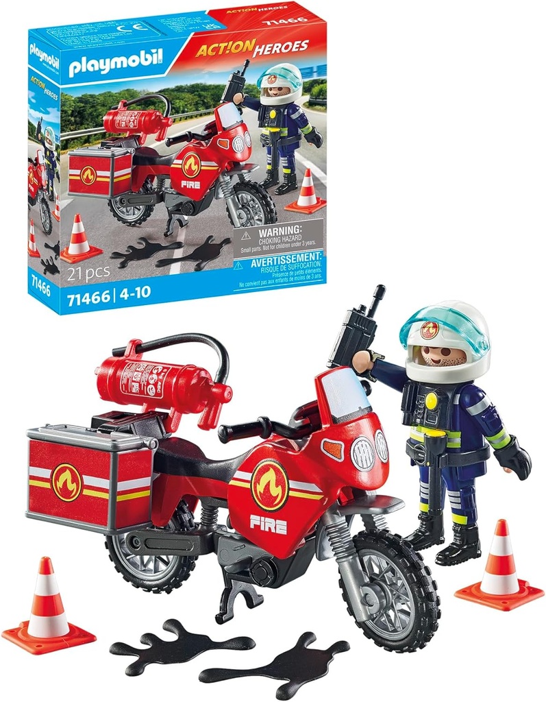 MOTO DE BOMBEROS