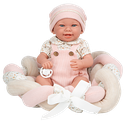 MUÑECA ZOE ROSA C/COJIN 42CM