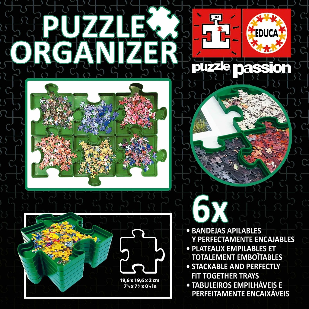 ORGANIZADOR DE PIEZAS PUZZLE