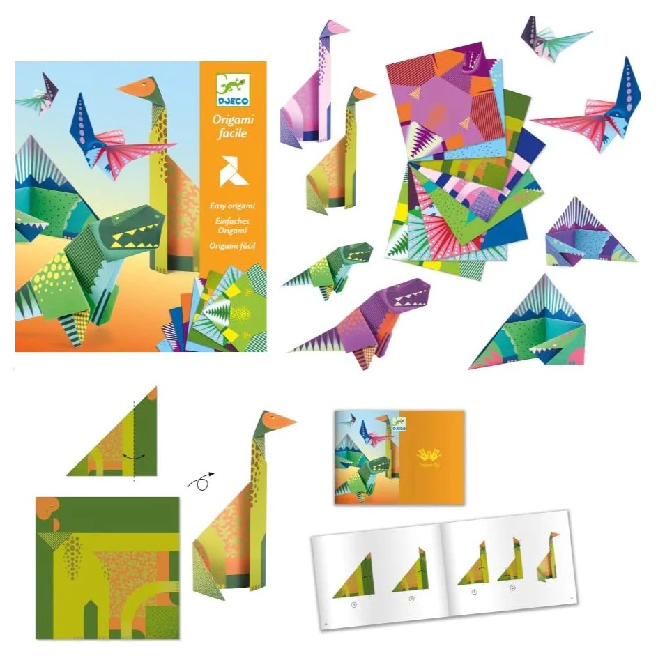 PAPIROFLEXIA ORIGAMI DINOSAUR.