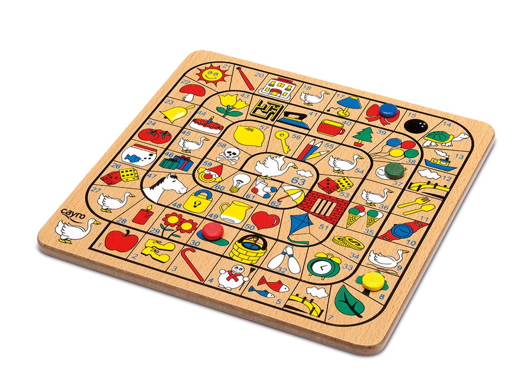PARCHIS/OCA MADERA CAJA MET.