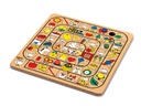PARCHIS/OCA MADERA CAJA MET.