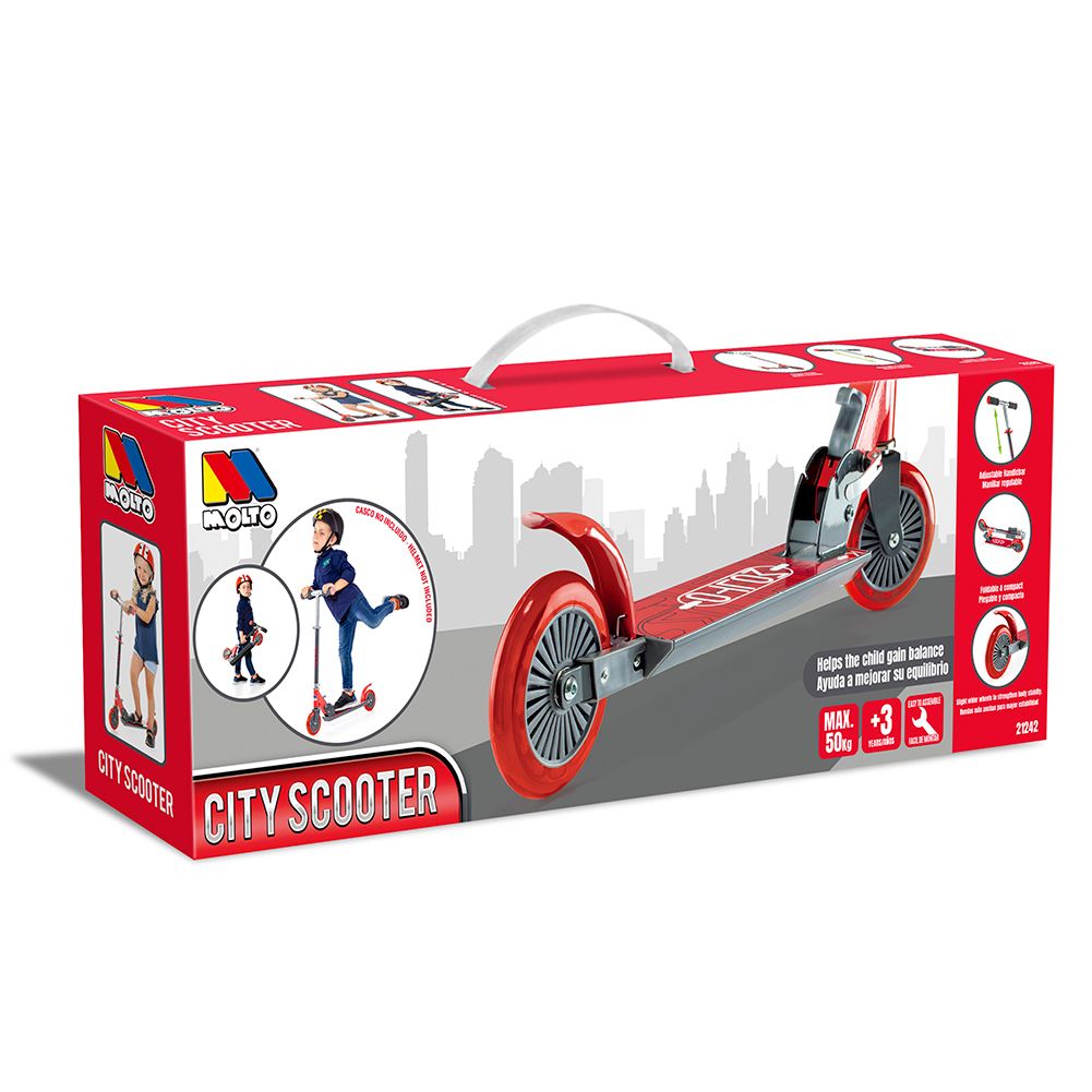 PATINETE PLEGABLE ROJO