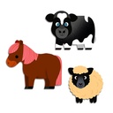 PEGATINAS ANIMALES GRANJA