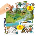 PEGATINAS C/RELIEVE DINO WORLD