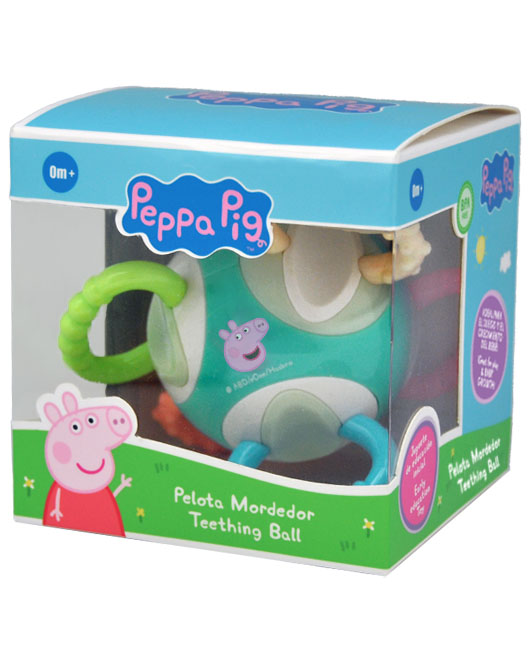 PELOTA MORDEDORA PEPPA PIG