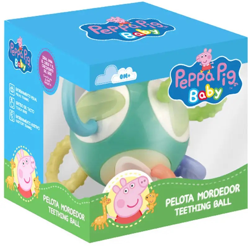 PELOTA MORDEDORA PEPPA PIG