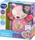 PELUCHE CUNA OSITO MELOD.ROSA