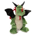 PELUCHE DRAGON VERDE SENTADO 30 CM.