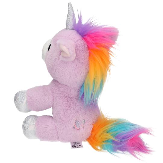 PELUCHE UNICORNIO LILA 21 CM. YLVI