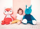 PELUCHE ZORRO ALICE 82 CM.