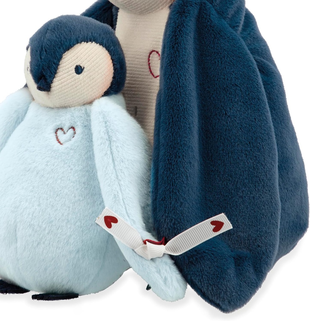 PELUCHES PINGÜINO ABRAZANDO AZUL