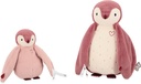 PELUCHES PINGÜINO ABRAZANDO ROSA