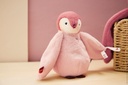 PELUCHES PINGÜINO ABRAZANDO ROSA