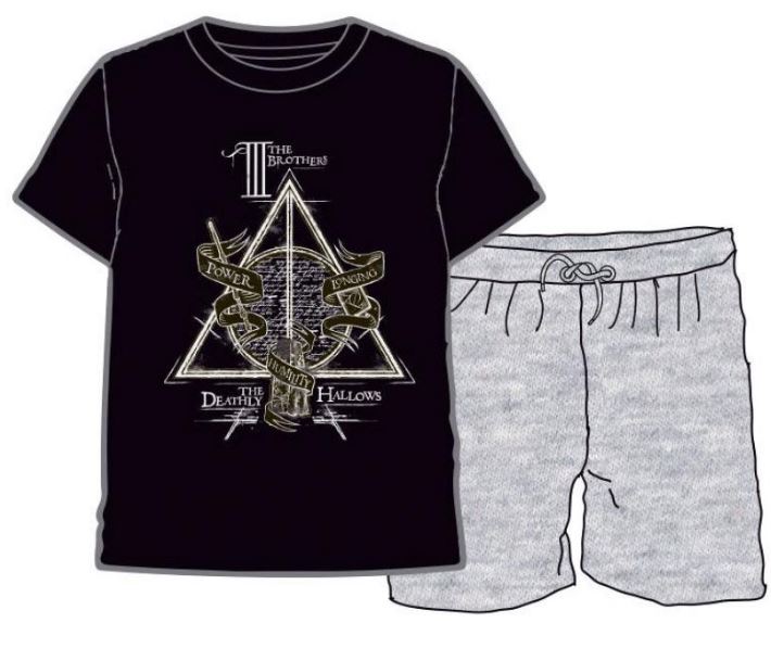 PIJAMA DEATHLY HALLOWS T.8