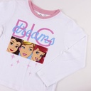 PIJAMA PRINCESAS BLANCO T.3