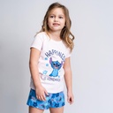 PIJAMA STITCH CORTO T.4 AZUL