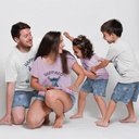 PIJAMA STITCH CORTO T.4 AZUL