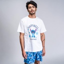 PIJAMA STITCH CORTO T.XXL AZUL