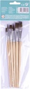 PINCEL MADERA MIDAS 6 UNID.