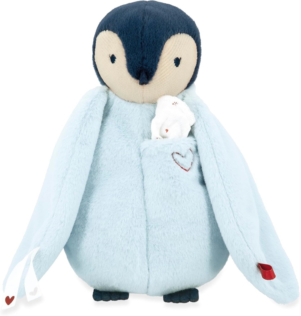 PINGÜINO DE PELUCHE BESUCÓN AZUL