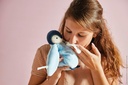 PINGÜINO DE PELUCHE BESUCÓN AZUL