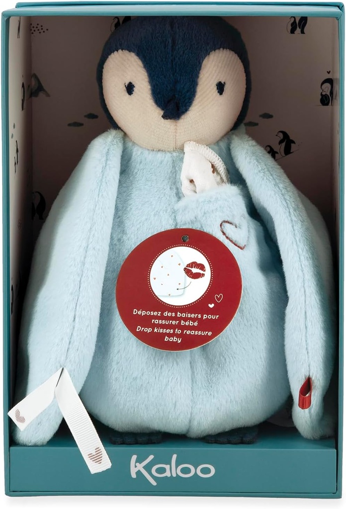 PINGÜINO DE PELUCHE BESUCÓN AZUL