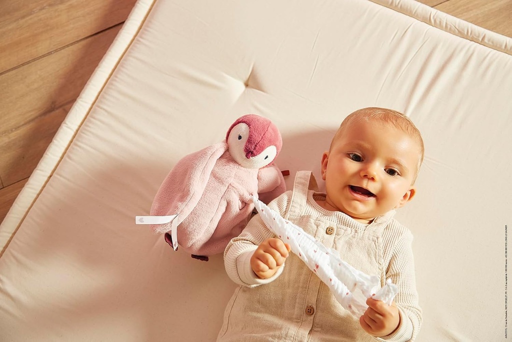 PINGÜINO DE PELUCHE BESUCÓN ROSA