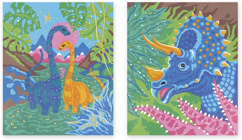 PINTANDO NUMEROS-DINOSAURIOS